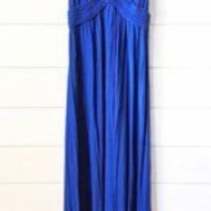 Long blue dress xs